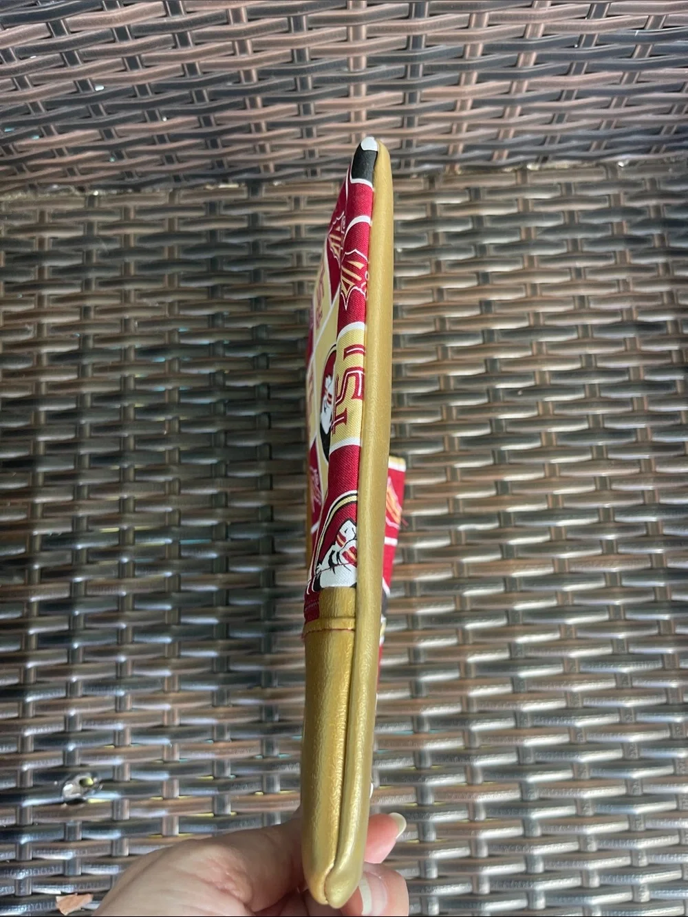 Florida State Garnet and Gold Wristlet Clutch